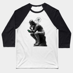 The Thinker Baseball T-Shirt